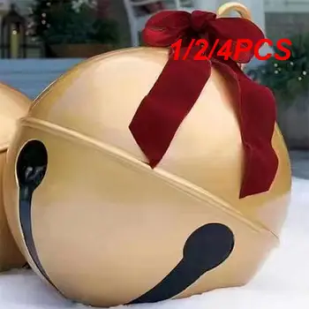 1/2/4PCS 60CM de Natal Inflável Decorados Bola de PVC Gigante Big Bola Grande Sino de Natal Balão Exterior, Decoração Brinquedo Navidad