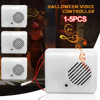 1-5pcs Halloween Horror Gritar alto-falantes de Som Creative Complicado ativado por Voz Adereços Sensor de Som Festa de Halloween Decoração de Suprimentos