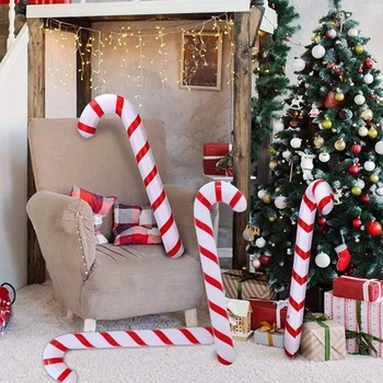 2023 Natal De Cana-De-Decorações De Feliz Natal Decorações De Natal De Meia Bengalas De Doces De Natal, Presente De Natal De Ano Novo.