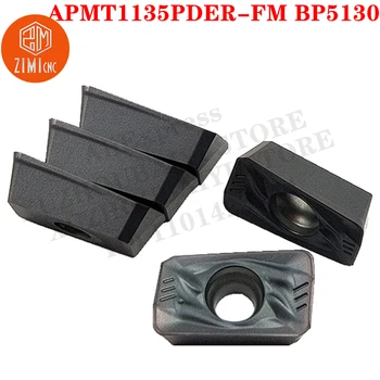APMT1135PDER-FM BP5130 de insertos de carboneto de Moagem insere Ferramentas de Metal CNC torno para aço inoxidável Intercambiáveis Rosto Ferramentas de Fresamento