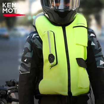 CE Motocicleta para o Condutor Colete de Moto Jaqueta Air Bag Reflexiva Colete de Segurança de equipamentos de Proteção Moto de Motocross para o Condutor Colete