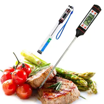 Eletrônico Sonda Alimentar Digital de Cozinha Termômetro de Cozinha Cozinhar a Carne de CHURRASCO Digital LCD de Alimentos Termômetro de Cozinha Ferramenta
