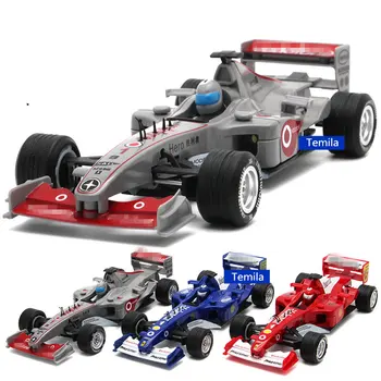 [Engraçado] 19cm Eletrônicos de Som e Luz de corridas de F1 carro Liga de modelo da coleção de brinquedos do modelo crianças de presente