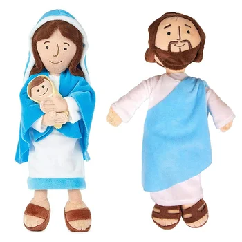 Jesus Virgem Maria de Pelúcia do Meu Amigo Jesus de Pelúcia Boneca Cristo Religiosa Salvador com Sorriso Plushies Figura Crianças de Presente de Aniversário