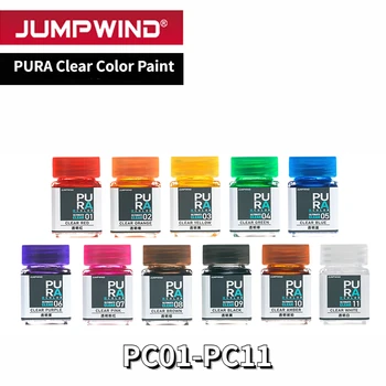 JUMPWIND PC01-PC11 18 ml de Verniz à base de Óleo de Pintura PURA de Cor Clara Pigmento pintados à Mão Pulverização de Construção do Modelo Hobby de DIY Ferramentas