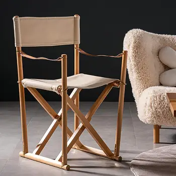 Madeira Nórdica Relaxante Design De Cadeira Individual Individual Moderno, Cozinha, Cadeiras De Luxo Ergonômico Chaise Longue Casa FurnitureYX50DC