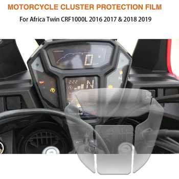Para Africa Twin CRF1000L CRF 1000L 2015-2019 Acessórios da Motocicleta Instrumento de Proteção de Filme Protetor da Tela do Painel
