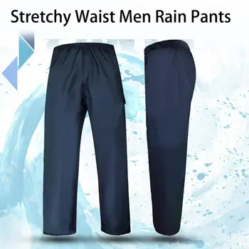 Rainwear do Tornozelo-faixas de Calças Macio Resistente a Chuva Calças Soltas de Ciclismo Mulheres Chuva Design de Chuva Impermeável Homens