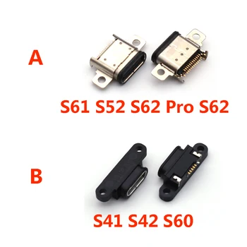 1-10Pcs de Carregamento Doca Porta USB Plug do Carregador Conector do Tipo C, Contatos Para Caterpillar S41 S42 S60 S61 S52 S62Pro S62 Pro