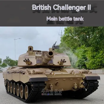 1:16 Henglong 2,4 G Britânico Challenger 2 Do Controle Remoto Elétrico Tanque Principal De Batalha Infravermelho Simulação De Guerra Modelo Militar Brinquedos