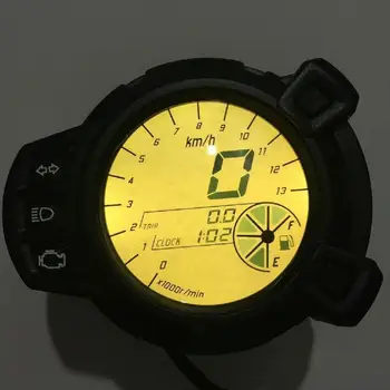 12V Motocicleta indicação Digital do LCD da Tela