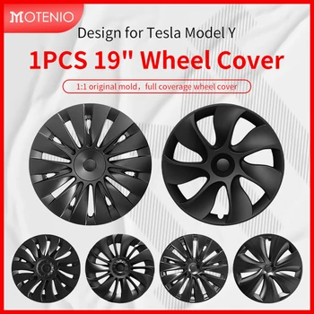 1PCS Calotas de 19 polegadas Cobertura Completa da Roda de Capa para o Tesla Model Y