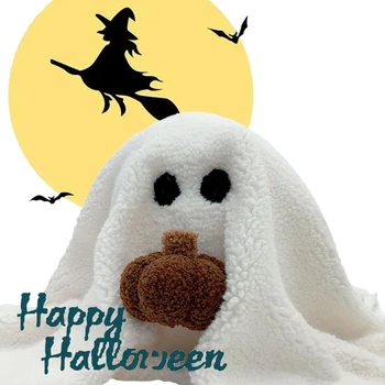 25CM Gus O Fantasma de Abóbora Travesseiro Abóbora de Halloween Fantasma Boneca Jogar Travesseiro Almofada de Acessórios do Carro Kawaii Decoração Home
