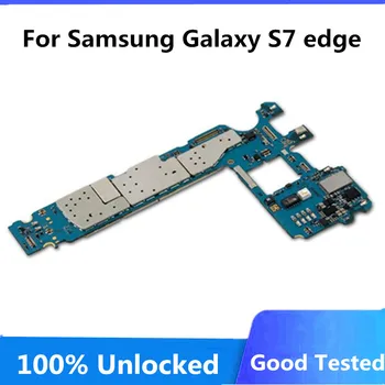 32GB Com o Total de fichas Para Samsung Galaxy S7 borda G935F placa-Mãe Completo Chips 100% Teste de Bom funcionamento, placa Lógica e a placa principal Lugar