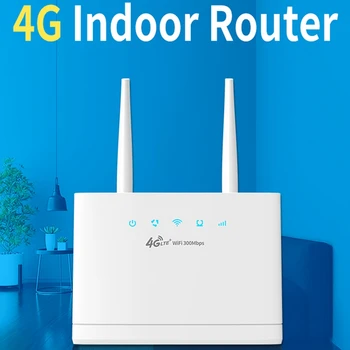 4G LTE Roteador Wifi Cartão SIM 300Mbps Wireless Router de Wifi da Casa Hotspot de Suporte 4G com A Porta LAN 16 Wifi Usuários