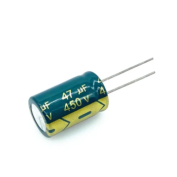 4pcs/monte 450v 47UF de alta frequência baixa impedância 450v47UF capacitor eletrolítico de alumínio tamanho 16*25 20%