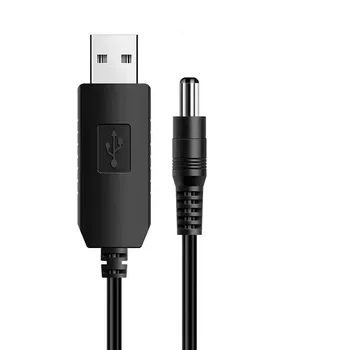 5.5*2.1 mm USB Power Boost Linha Dc 5v Dc 9v / 12v Conversor Usb Adaptador de Plugue do Cabo de 1M