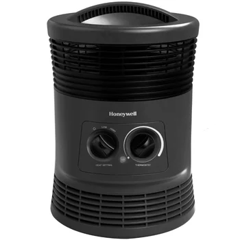 A Honeywell 360 Graus Surround Ventilador Forçado Aquecedor, HHF360V, Preto