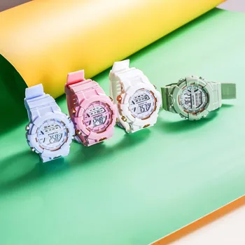 A Moda Do Silicone Mulheres Relógios De Desporto Simples Senhoras Quartzo Relógio De Pulso Marca Fresco Relógio Presentes Relógio Feminino