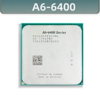A6-Série A6-6400K A6 6400 A6 6400K DE 3,9 G Usado 65W CPU Dual-Core Processador AD640KOKA23HL/AD640BOKA23HL Socket FM2