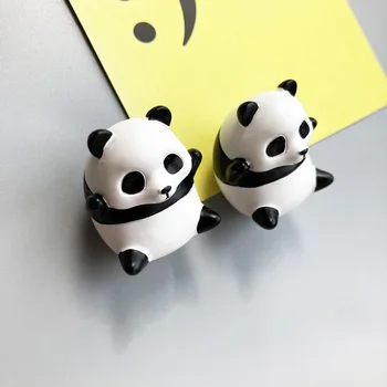 Bonito e Brincalhão Pequeno Panda Ímã de Geladeira Foto de Lembrança de ímanes de Parede de Estilo Chinês, Ímã de Geladeira de Presente
