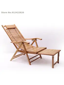 Cadeira dobrável pausa para o almoço cadeira de bambu