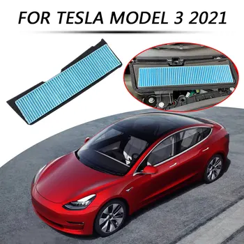 Carro de Grelha de entrada de Ar Tampa de Proteção Para o Tesla Model 3 2021 Condicionado Automático Filtro de Ar Tampa de Ventilação à prova de Poeira Ingestão de Cobertura