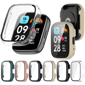 Case Capa Shell Para Redmi Watch3 Active SmartWatch Acessórios de Moldura de Casos Para Redmi watch3 lite Protetor de Tela de