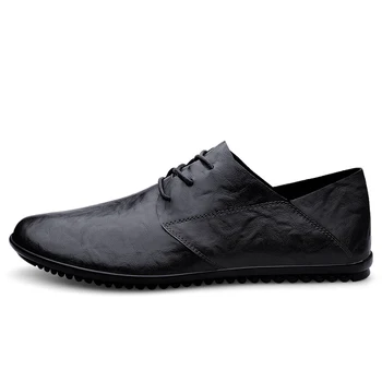 Couro Genuíno Sapatos Feitos À Mão 2023 Casual Sapatos Para Homens Televisão Plataforma De Andar Calçado De Exterior Calçado De Sapatos Respirável Tênis