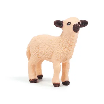 Crianças De Simulação Selvagem Modelo Mini Pouco Shropshire De Ovinos, Aves De Capoeira Pastagem De Ovelhas De Brinquedo Ornamentos