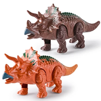 Curta música robô Triceratops dinossauro é adequado para 3 -5-ano-velho de meninos, meninas e festa infantil e aniversário de crianças