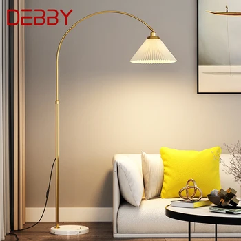 DEBBY Nórdicos Pesca Lâmpada de Assoalho ModernFamily Sala de estar, Quarto Criativas de LED Decorativas em Pé de Luz