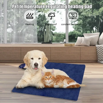 Elétrica Cobertor de Estimação mais Quentes LED Display Digital Controlador de Almofada de Calor Anti-Mordida Fio Tubo Pet Aquecido Almofada de Aquecimento para o Cão Gato Coelho