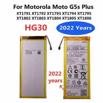 Em 2022, Ano HG30 Bateria Para Motorola Moto G5s Mais XT1791 XT1792 XT1793 XT1794 XT1795 XT1805 XT1806 3000mAh bateria a Bateria do Telefone