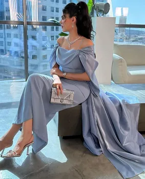 Fashionvane Dubai Mulheres Usam Ocasião Formal Vestido Bainha Do Tornozelo Comprimento De Vestidos De Noite Longos Envolve A Arábia Saudita Especial Vestido Do Baile De Finalistas