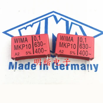 Frete grátis 5pcs/10pcs WIMA Alemanha capacitor MKP10 630V 0.1 UF 100NF 630V 104 P=22,5 mm