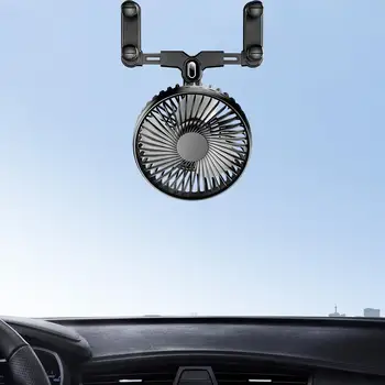 Fã Do Carro Caminhão Forte Vento Do Ventilador Automotivo Ajustável 360 Graus Rotatable De Baixo Nível De Ruído Leve De Suprimentos De Circulação De Ar Do Ventilador