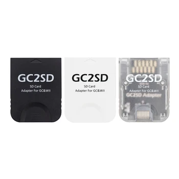 GC2SD Adaptador de Cartão para o Micro cartão do SD Plug and Play Profissional de Leitor de Cartão de Memória de GameCube Jogo de Wii Consoles Acessórios