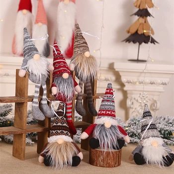 Gnome Natal Sem Rosto De Boneca De Feliz Natal E Decorações Para A Casa De 2023 Cristmas Ornamento Presentes De Natal Natal Natal Ano Novo 2024