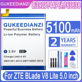 GUKEEDIANZI Bateria de Substituição 5100mAhFor ZTE BLade V8 Lite 5.0 polegadas
