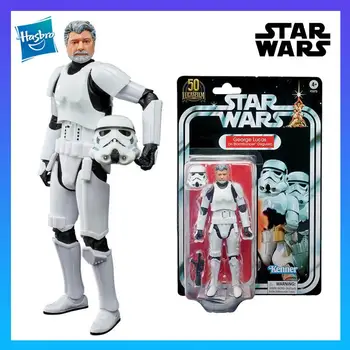 Hasbro Original de Star Wars Preto da Série de George Lucas (em Stormtrooper Disfarçar) 6inch Filme Periféricos Modelo de Brinquedos, Figuras de Ação