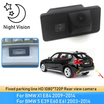 HD Visão Noturna Impermeável de Visão Traseira do Carro Câmera de segurança Para o BMW X1 E84 2009~2014 5 E39 E60 E61 2003~2009 2010 2011 2012 2013 2014