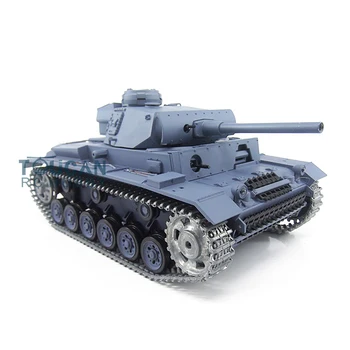 Henglong 1/16 7.0 alemães Panzer III L RC Tanque 3848 Metal Faixas BBs Atirar Batalha de Blindados do Veículo Brinquedos TH17342-SMT7