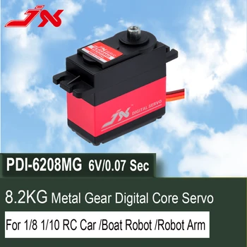 JX Servo PDI-6208MG 8kg 0.07 Sec de Alta Velocidade Metal Gear Digital Servo Padrão Para 1/10 de RC Drift Carro Buggy Rastreador de Avião