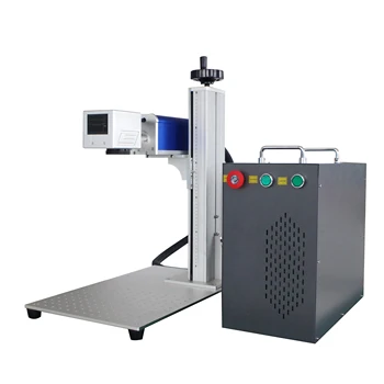 Jóias Máquina de gravação a Laser / 30W Fibra Máquina da Marcação do Laser para Metal de baixo-relevo de Rolamento/Pombo Anel/Caneta/Placa de identificação