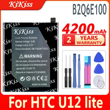 KiKiss mais Recente da Bateria Para HTC U12 vida U12life (Não para U12) 2Q6E1 B2Q6E100 de Alta Qualidade, Telefone de Substituição de Baterias