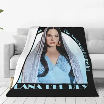 Lana Del Rey Cobertor de Flanela Incrível Jogar Cobertores para Casa 200x150cm Colcha
