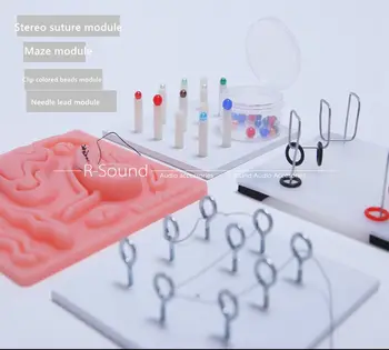 Laparoscópica módulo de cirurgia Laparoscópica simulador de Treinador de silicone
