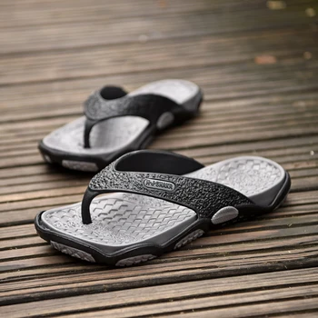 Leve os Homens Flip-Flops de Chinelos, Sandálias de Praia de Non-slip Casual Sapatos Chinelos de quarto Interior da Casa de Sapatos para Homens Exterior Slides