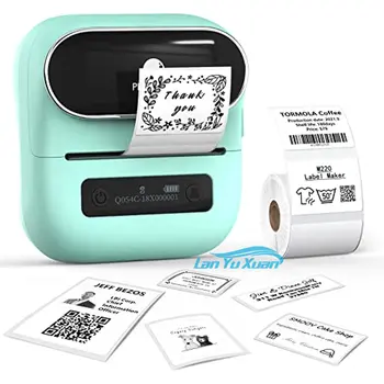 M220 Label Maker Impressora Térmica de etiquetas de código de Barras para Endereços de Rotulagem de Discussão Pasta de Arquivo de Etiquetas de Suporte com Celulares e PC